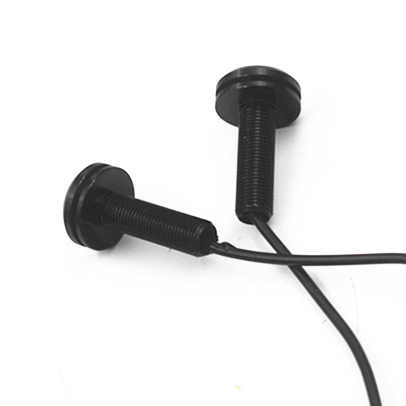 Paar 12V Mini Wit Inbouw Ronde Led Marker Licht Auto Vrachtwagen Trailers Suv Caravans Motorfiets