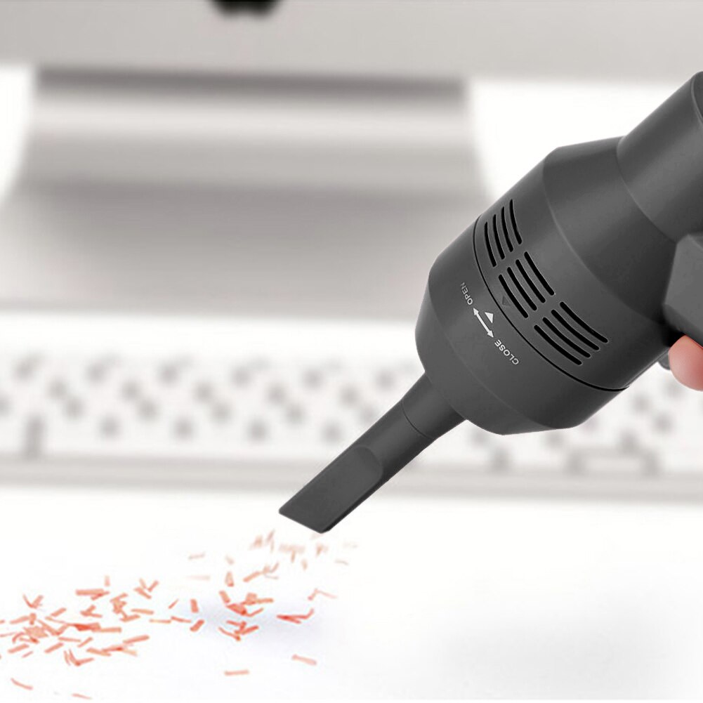 Mini aspirador de teclado USB, portátil, de mano, de ordenador, colector de polvo, Kit de limpieza para portátil, PC, Universal