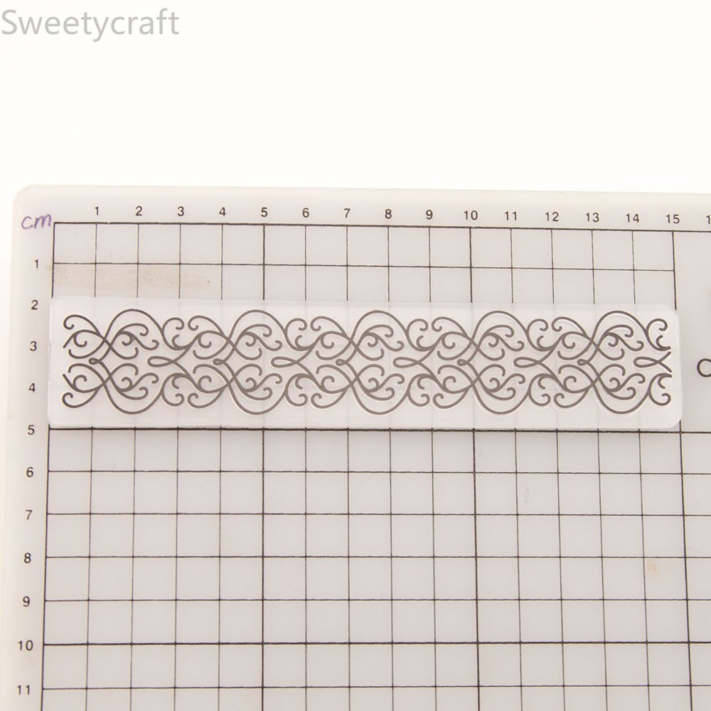 Lace Border Textured Plastic Embossing folders For Scrapbooking DIY card making paper craft supplies Photo Album Card 15x3cm