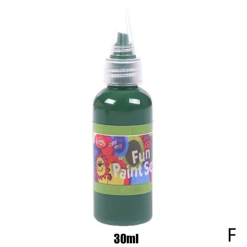 30ml Lavabile Pittura con le Dita Pigmento Liquido Disegno Giocattolo FAI DA TE Pittura con le Dita Mestiere Handmade del Pigmento Colorante Additivi Per Il FAI DA TE Slimes: F