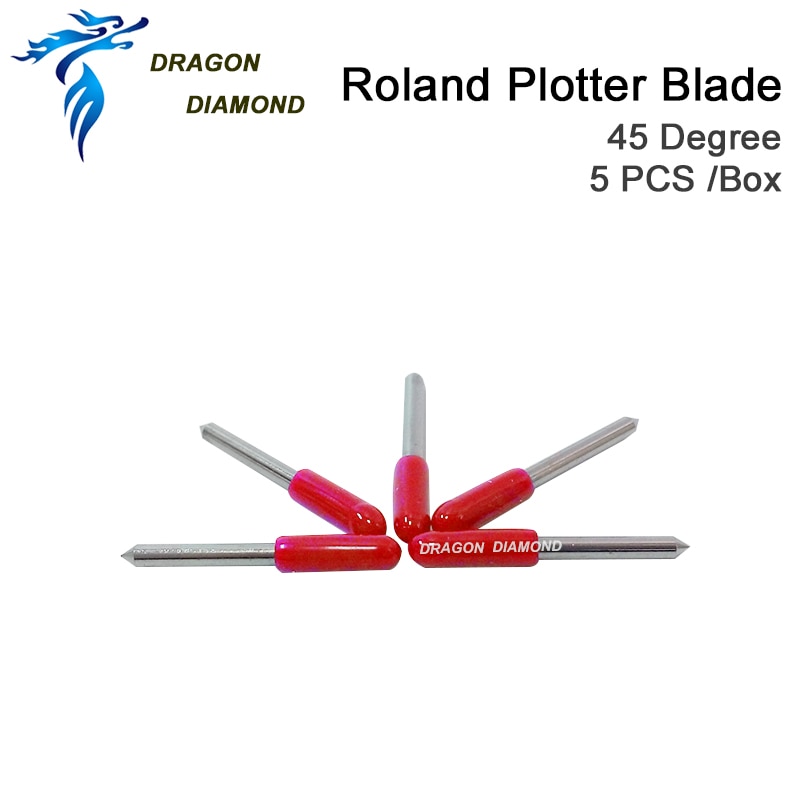 5 pcs/Set Roland Cutting Plotter Blade 45 Degree Vinyl Cutter Spare Part