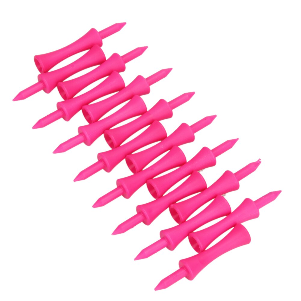 100pcs/Pack Pink Plastic Castle Step Grad Golf Tees up Height 39mm Golf Accessories for Golf Enthusiasts and Training