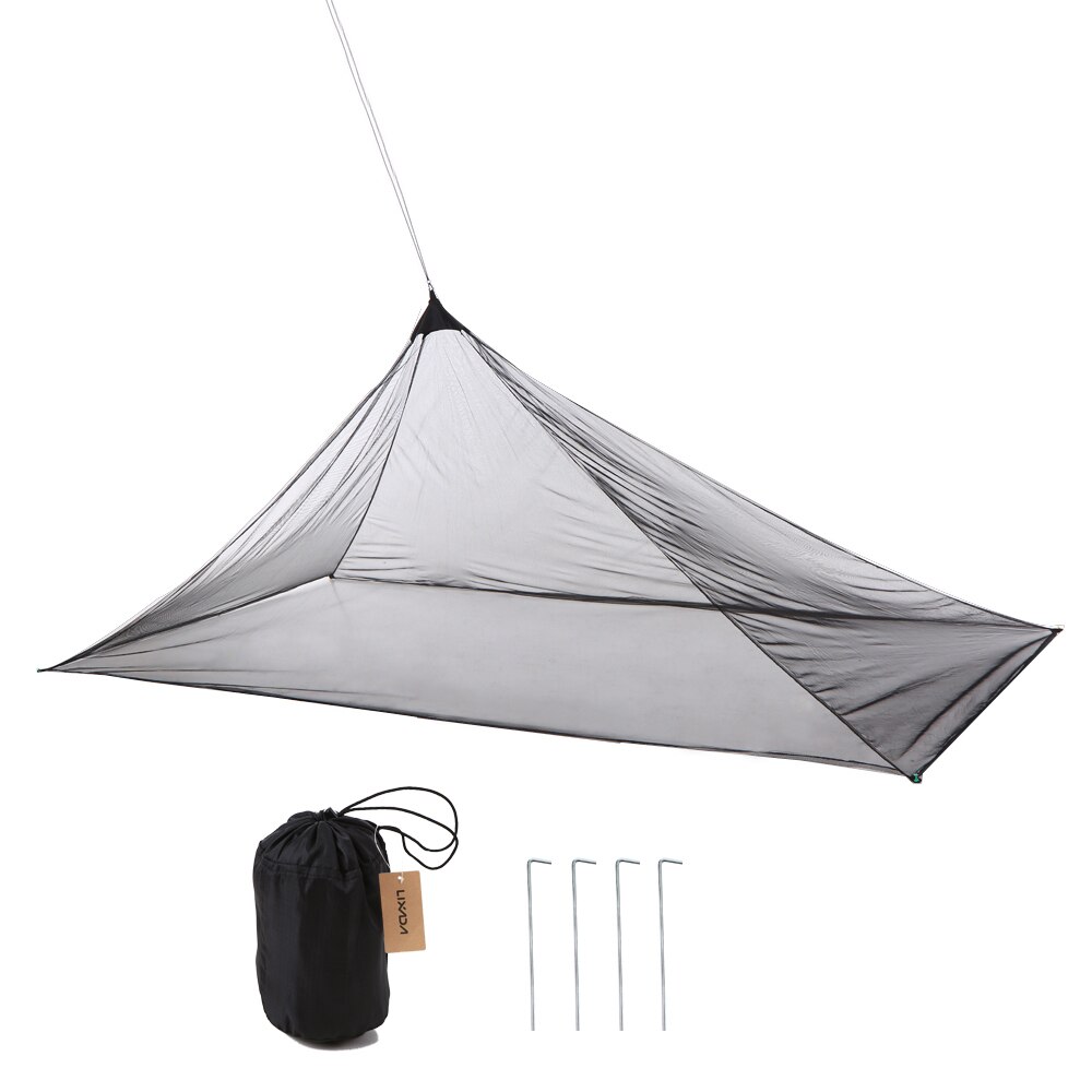 Lixada Camping Tent Ultralight Muggenmelk Mesh Net Outdoor Insect Bugs Onderdak Piramide Mesh Netto Camping Tent Outdoor