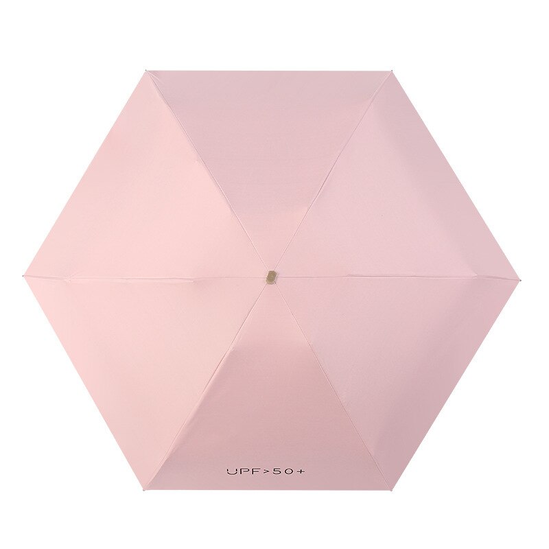 Mini Pocket Paraplu Ultralight Regen Parasol Meisjes Anti Uv Draagbare Opvouwbare Paraplu Parasol Voor Enkele Hand Gebruik
