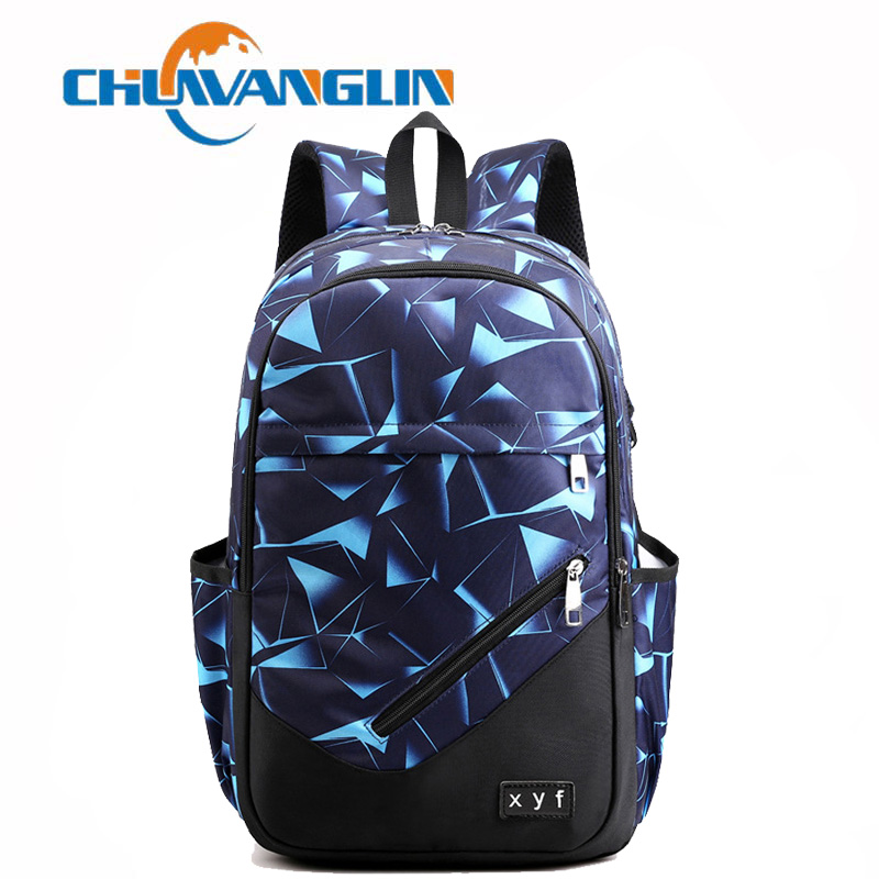 Mochila para ordenador portátil de gran capacidad de Oxford para hombre Chuwanglin, mochila de viaje multifunción para tiempo libre, mochila para estudiantes C92708