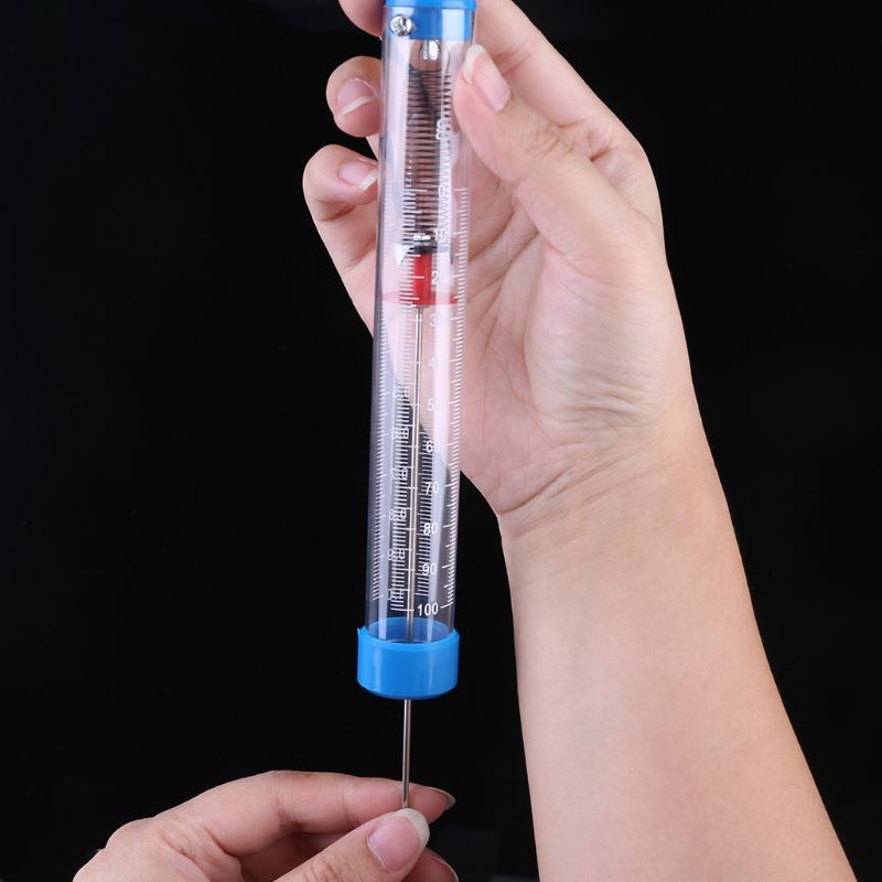 1N/100g Newton Meter Force Meter Spring Dynamometer Spring Dual-Scaled Balance for Physical Experiment HX6C