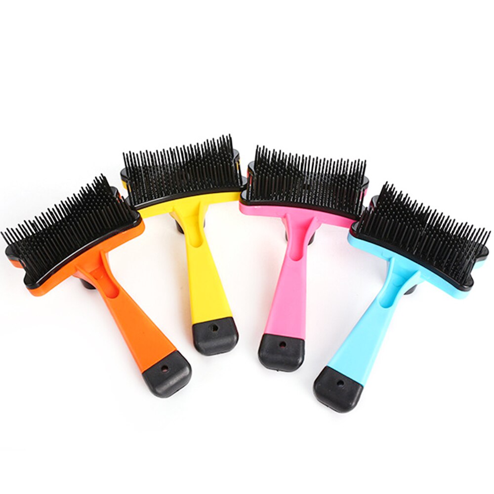 Hondenborstel, huisdierhaarkam, duurzame shampooborstel voor huisdieren, doucheborstel, plastic massageborstel