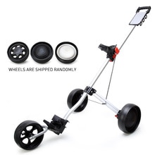 Golfvagn fällbar golfväska vagn utomhus sport multifunktionell serie leveranser vikbar push pull golfbil: Tvåhjulig vagn