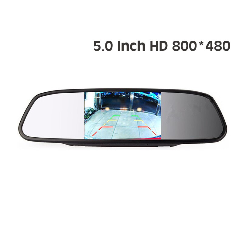 5 inch HD Digitale Auto Spiegel Monitor DC 12 V auto Monitor 5 "HD 800*480 Kleur TFT LCD Auto Achteruitkijkspiegel Monitor Dak