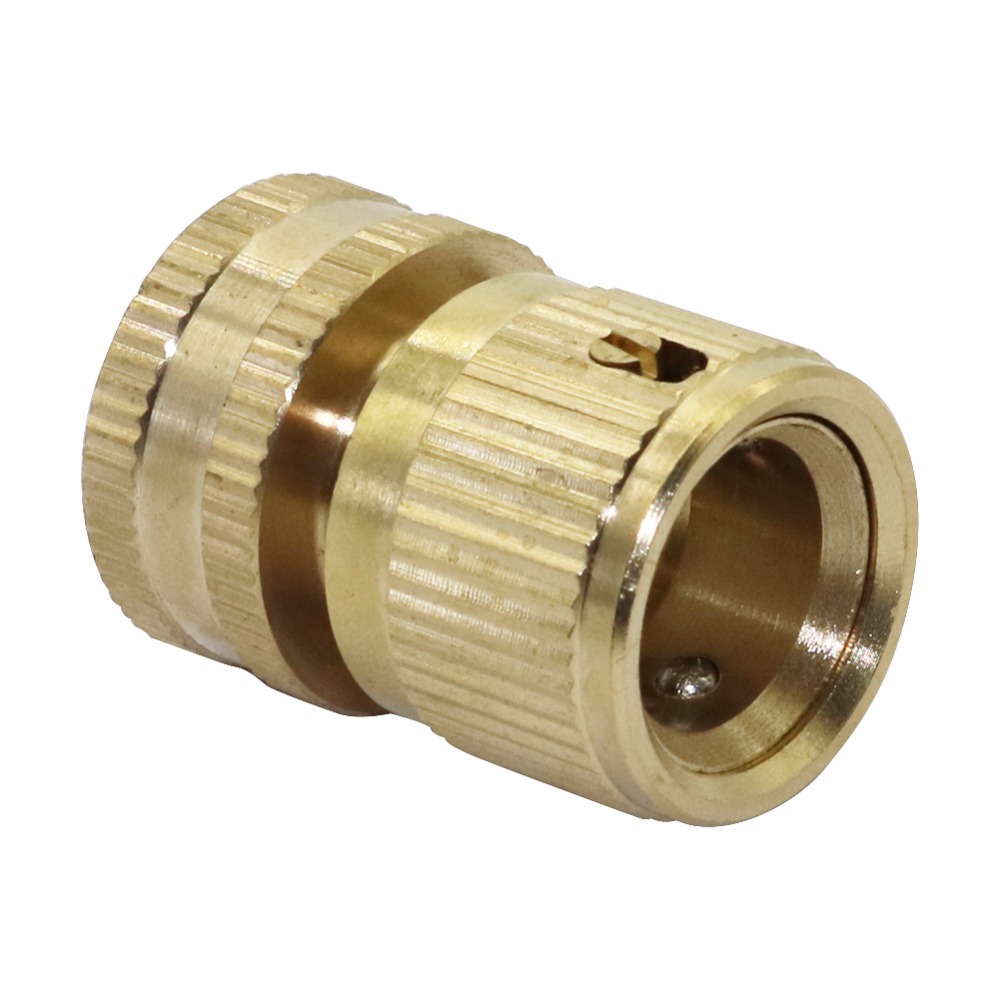 Brass 3/4" female thread connection quick connector Garden hose water pipe connector garden accessories 1 Pc