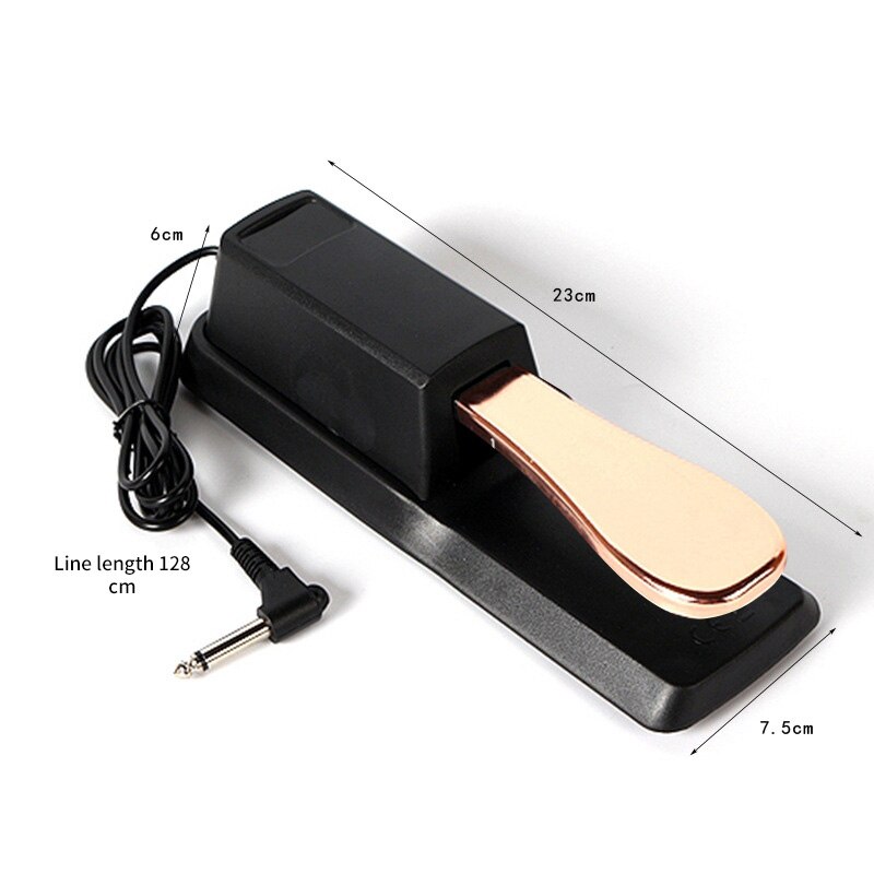 Damper Sustain Pedal Foot Switch Piano Keyboards Sustain Foot Pedal Damper Pedal For Electric Piano Keyboards Tool