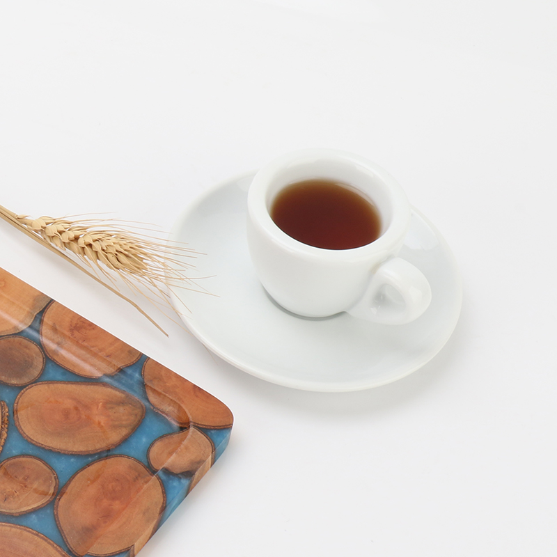 Tazas y platillos de Espresso italianos de 50ml, taza de Espresso de cerámica con aislamiento térmico grueso de larga duración, artículos especiales para café