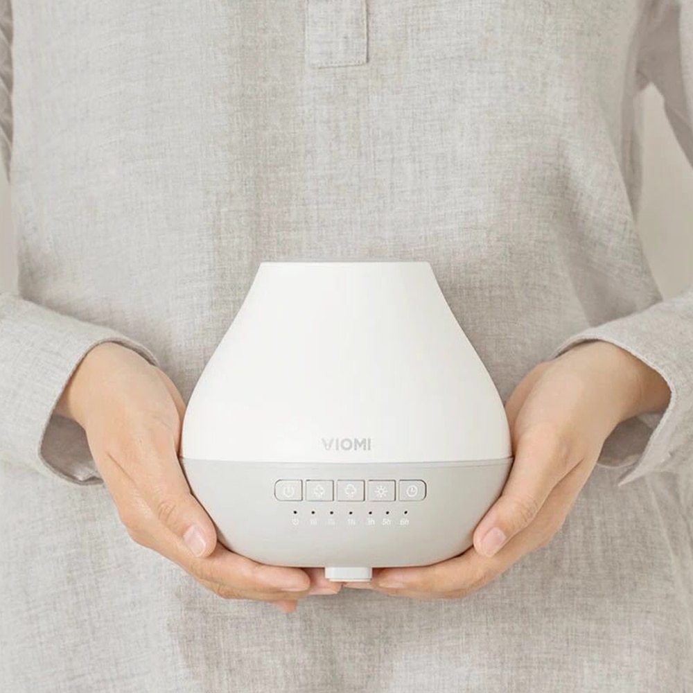 Xiaomi Viomi Humidifier Home Air Aromatherapy Aroma Diffuser 4 Color Led Lights Warm Mist 200ml Portable Timed Air Dampener