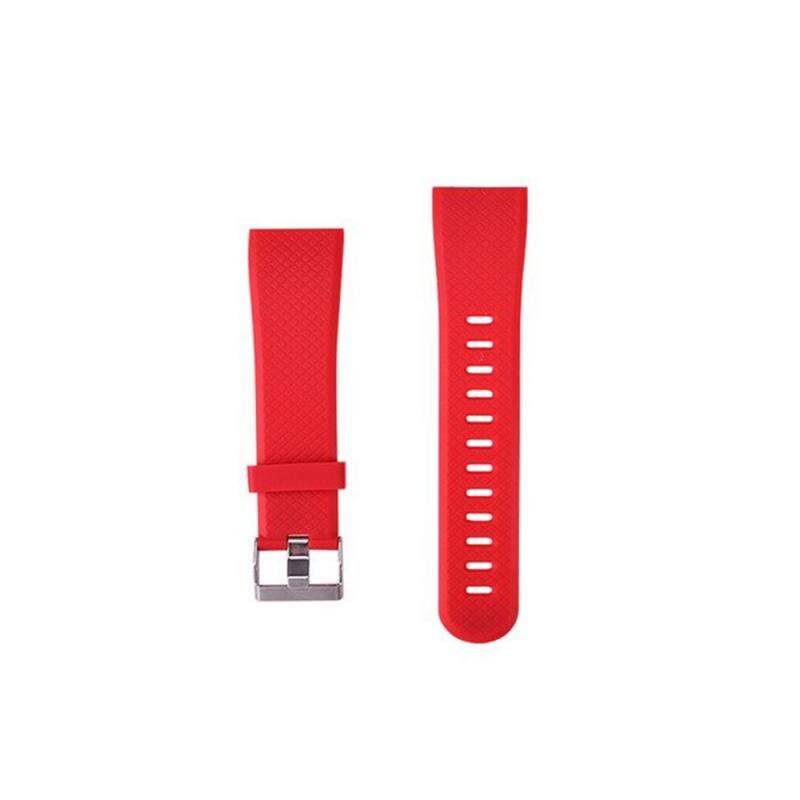 Heart Rate Blood Pressure Monitor Fitness Tracker Waterproof Bluetooth Smart Watch Call Message Information Reminder 116Plus: Red Strap