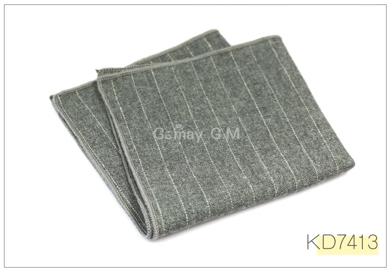 Cotton Mens Pocket Square Adult Plaid Hankerchief Scarves Vintage Hankies Men's Hanky Square Handkerchiefs: KD7413