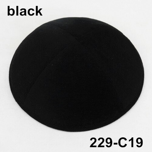Kippot kippa kippah kipa skullies fløjlsbukser 19 cmbeanies jødehat kasket: 229 c 19