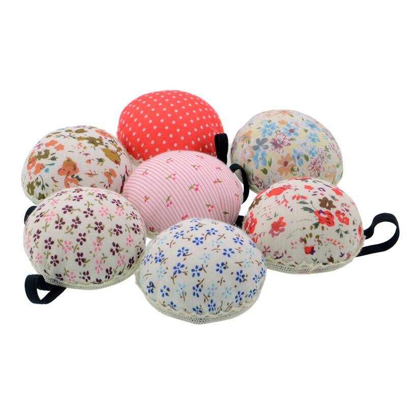 1Pc Bal Vormige Diy Craft Naald Pin Kussen Houder Naaien Kit Pincushions Polsband Pin Kussen Thuis Naaien Levert