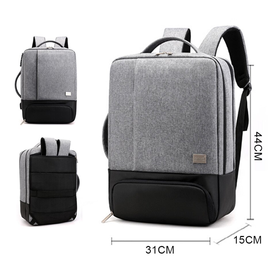 SHUJIN Herren Rucksack Laptop Rucksäcke 17 Zoll 15.6 ''Anti Diebstahl Männlichen Notebook Reise Zurück Pack Büro Frauen Reise Rucksack