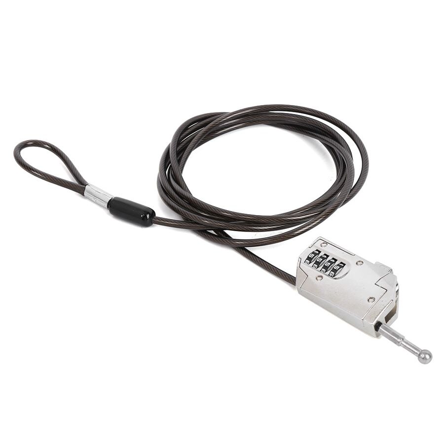 Security Lock Retractable Wire Rope Password Padlock for Luggage Baby Carriage Bicycle