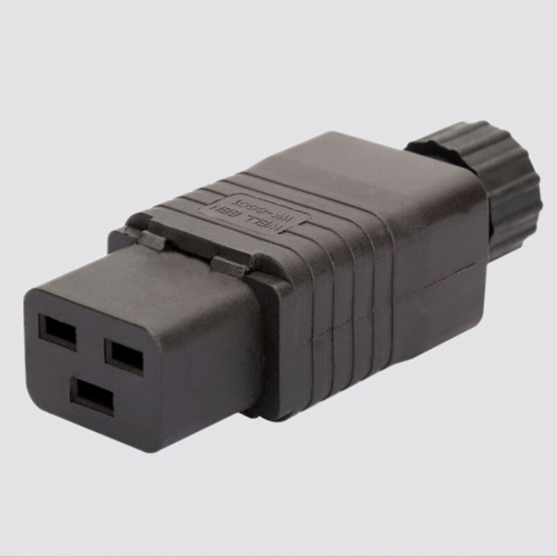 IEC PDU UPS 16A 250VAC 320 C 19 plug, IEC C19 DIY plug, conector IEC conector IEC 320 C19 C19 Plugue femea Conect