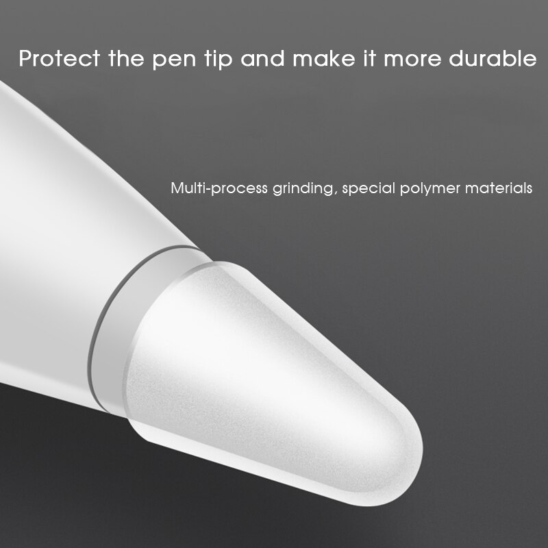 Nakładka Ochronna na Końcówkę Apple Pencil 1/2 - 8 szt. - Miękki Silikon - Pokrowiec na Pióro Dotykowe