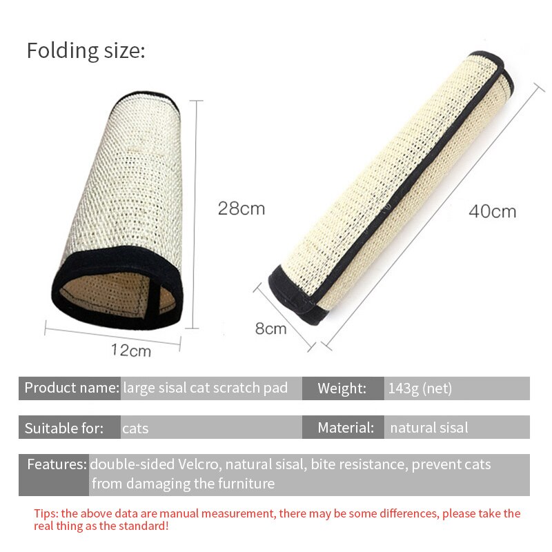 Cat Tree Cat Climbing Frame Pet Cat Scratch Sisal Mat DIY Cats Scratching Post Toys Sofa Claw Protector For Furniture Leg Guard