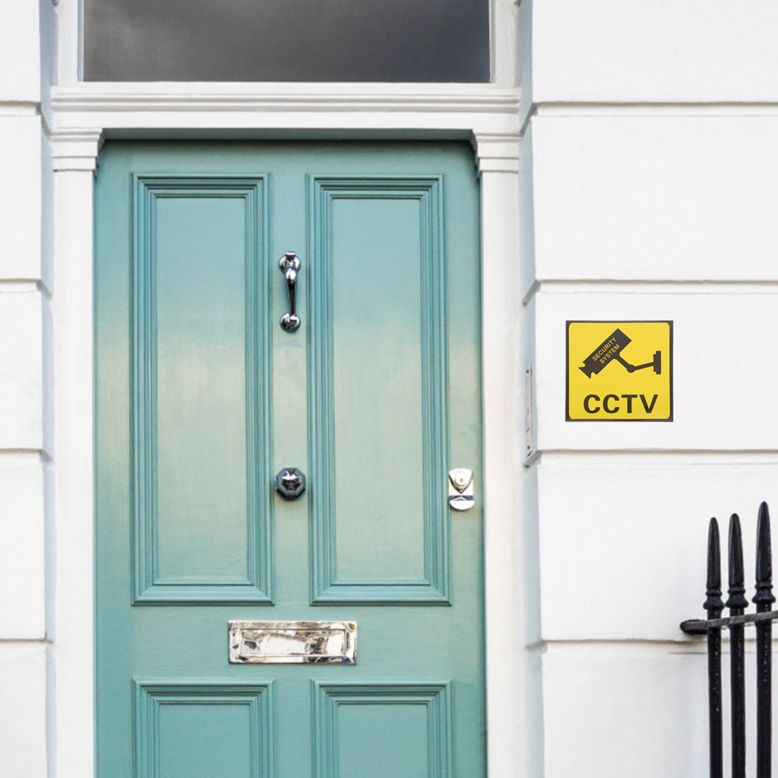 10pcs Video Warning Stickers Adhesive Video Surveillance Signs Surveillance Warning Signs