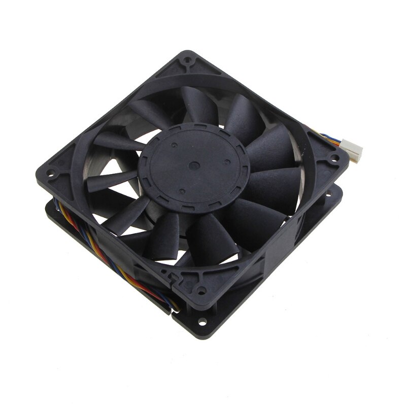 D12BM-12D Cooling Fan PQM 4P 12V 2.3A Server Cooling Fan 12cm 120x120x38mm 4700 rpm for Bitcoin Miner