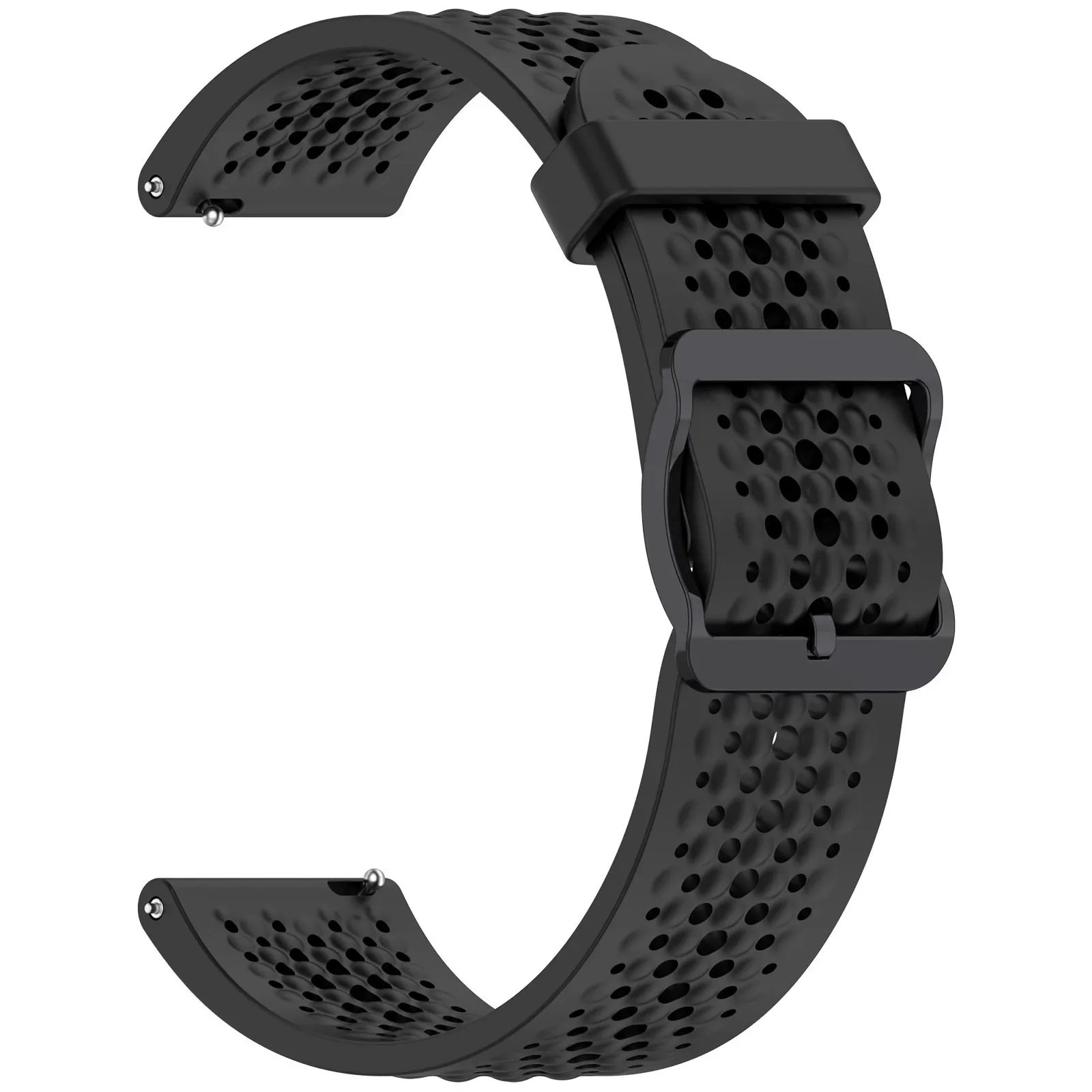 20mm 22mm Siliconen Horlogeband Voor Garmin Forerunner 55 158 965 745 245 255 265 645 MUZIEK armband Correa Voor Garmin Venu 2 3 HR: Black Yellow / 12mm