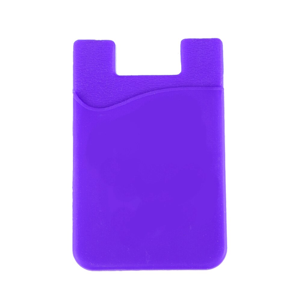 Elástico elástico Lycra adhesivo teléfono celular ID tarjeta de crédito titular mujeres hombres pegatina bolsillo cartera caso tarjeta titular se adapta a la mayoría del teléfono