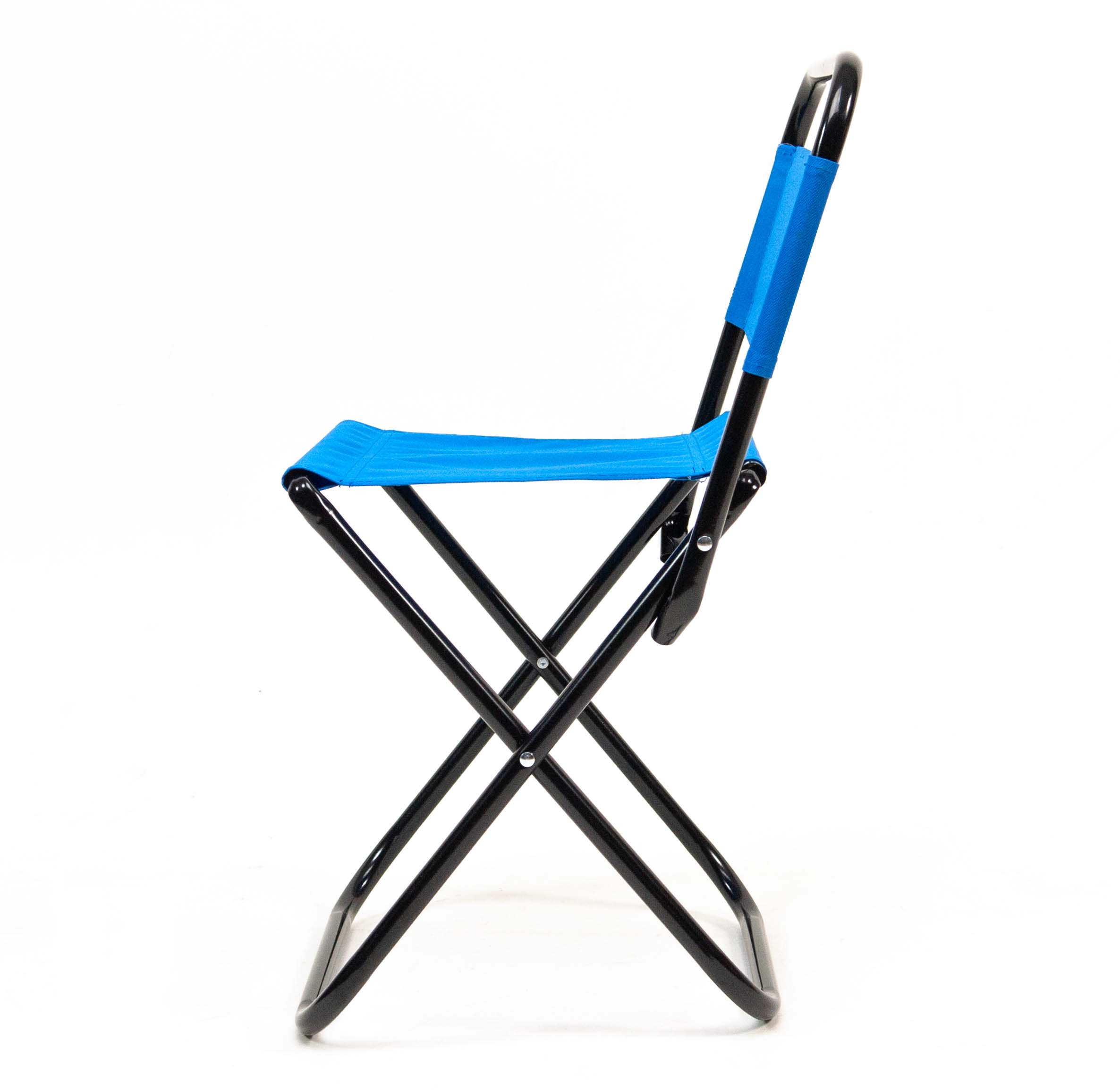 Taburete portátil plegable ultraligero con respaldo para exteriores, pesca, acampada, camping, playa - 35 x 35 x 58 cm