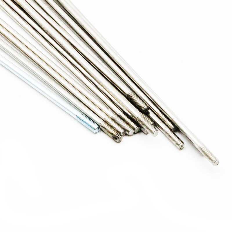 Bicycle Spokes 36 Holes 36 Pieces 10G / K Bicycle Spoke Head "J" Curved Silver Steel Wheel Spokes 72-165mm Bicycle Accessories