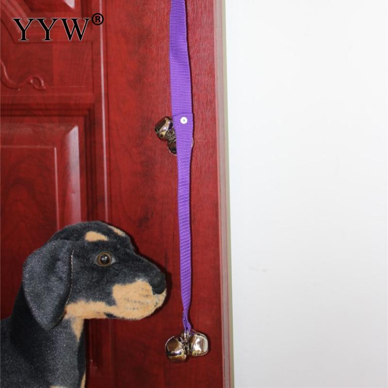 Chien de compagnie formation chiens sonnette réglable corde maison formation communiquer alarme Clicker animaux chats polypropylène-PP porte cloche