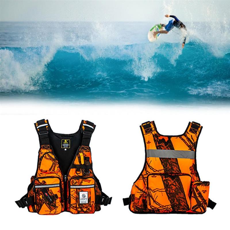 Volwassenen Reddingsvest Verstelbare Aid Vest Kajak Ski Drijfvermogen Vissersboot Watersport Wimming Varen Ski Jas Hulpgoederen: B