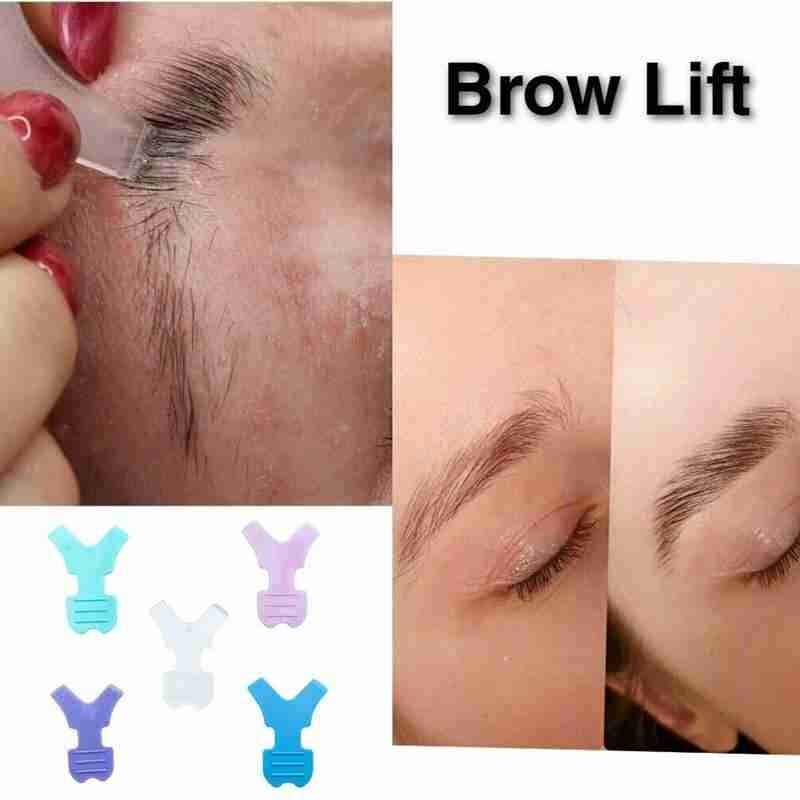 1pcs Reuseable Eyelash Lash Lift Brow Lamination Perm Brush Eyelashe Brushes Eyelash Separating Tools Makeup Y Tool Comb C4G0
