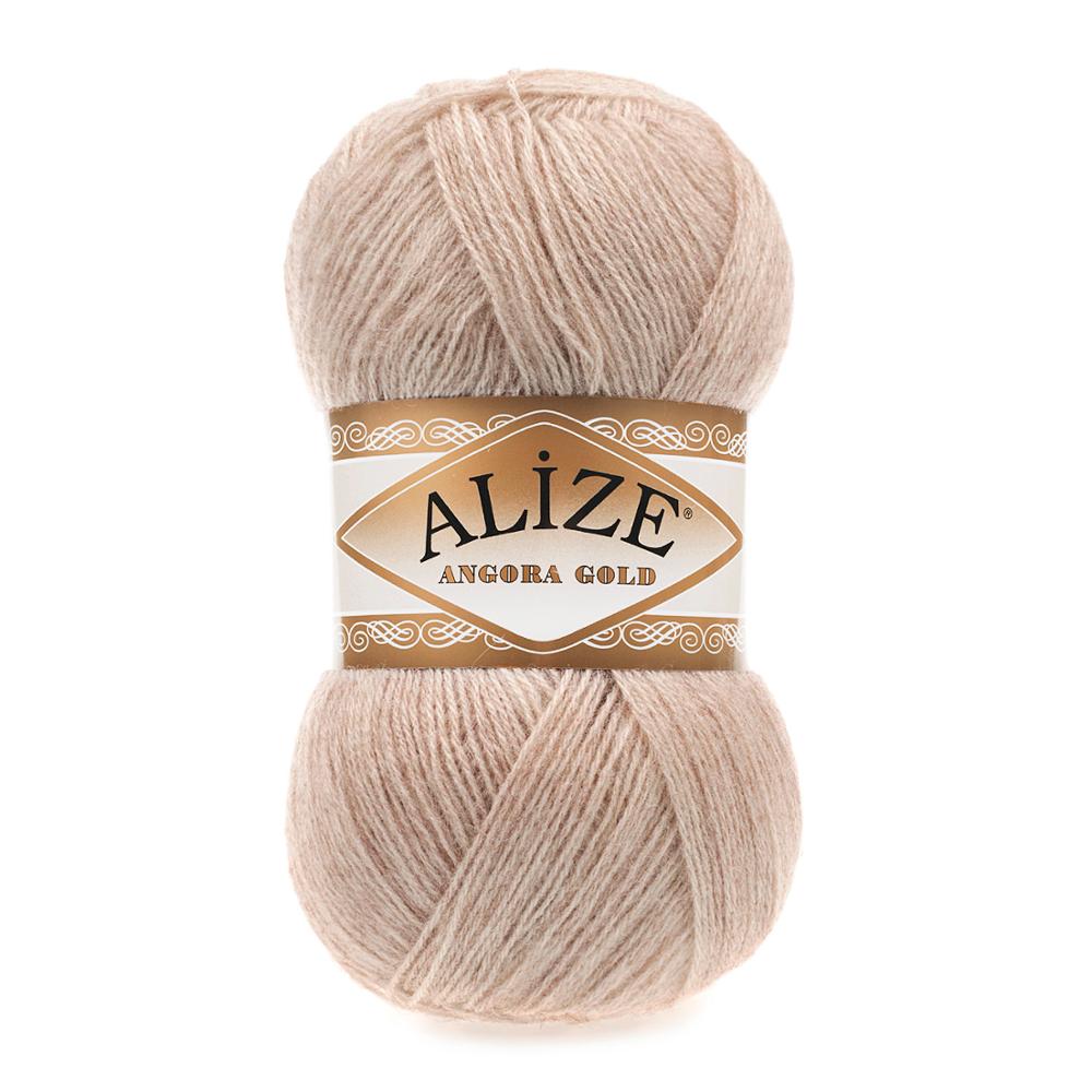 Uld håndstrikket garn  (4 kugler ) 39 farvemuligheder 550 meter (100gr)  strik garnkugle - alize angora guld - vinter - varmt - tørklæde - sjal - baret - tæppe - cardigan - kjole - varm - vinter - lavet i kalkun - gør det selv: 543