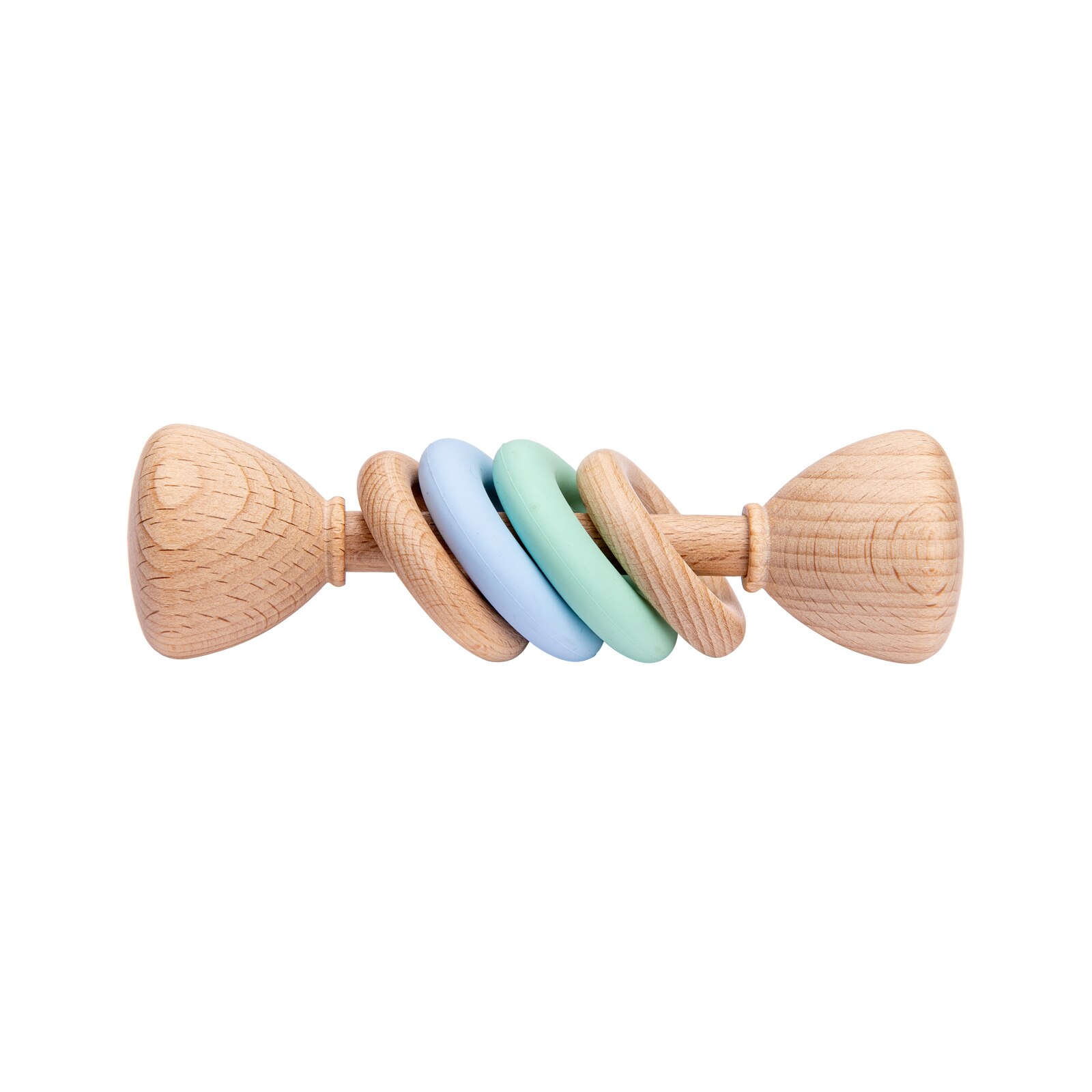 Houten Baby Rammelaars Baby Tandjes Muzikale Chew Play Gym Educatief Speelgoed Voor Kinderen Pasgeboren 0-12 Maanden: 3