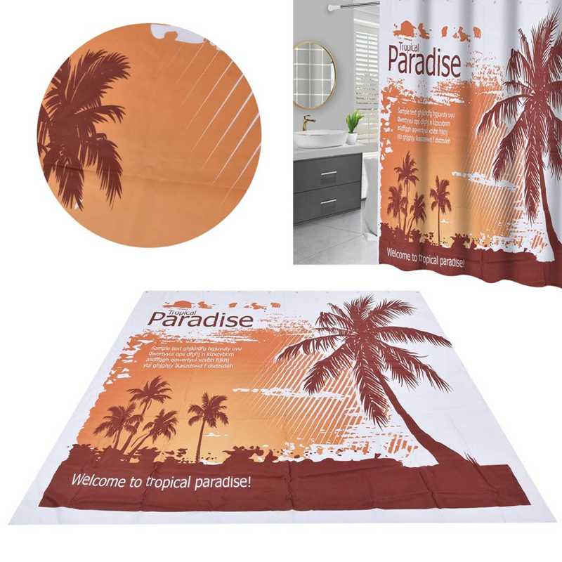 Innowacyjna kurtyna dekoracyjna modny wodoodporny prysznic zasłona robić łazienki wanny akcesoria robić łazienki