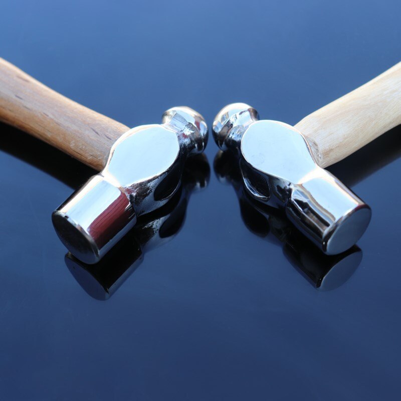 Houten Handvat Hamer Dubbele Geconfronteerd Zachte Hamer Smashing Walnoot Hamer Ronde Kop Hoge Carbon Staal Hamer Voor Huishoudelijke