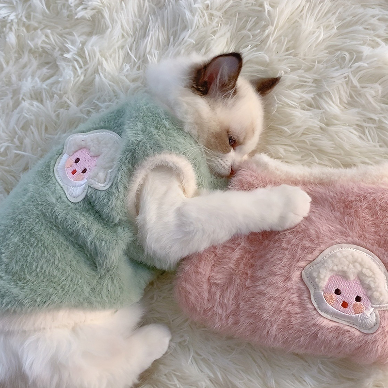Katzen-Accessoires, warme Kätzchen-Kleidung für Haustiere für Höhle Winter, Kätzchen-Kleidung, kleine Kätzchen-Sachen, Kühlkleidung, zur Seite fahren-Westen für Hunde