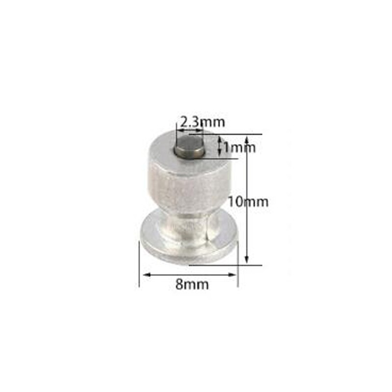 100 stk vinterhjul dekk antiskli spiker bil atv motorsykkel dekk 8 x 10mm