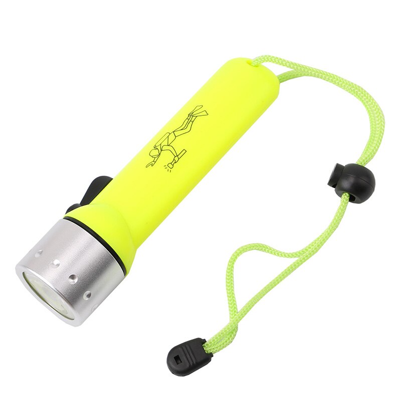 Duikzaklamp, led-zaklamp, waterdicht, superhelder voor noodgevallen thuis, buiten, sal 99: Lichtgeel
