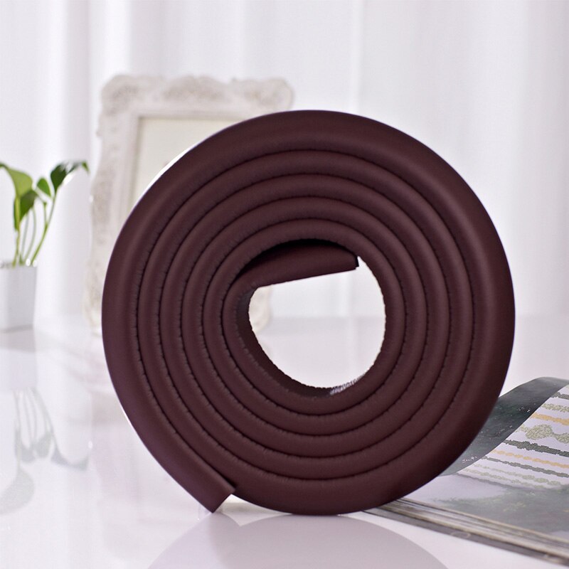 2M Children Protection Child Protection Corner Protector Baby Safety Guards Edge &amp; Corner Guards Solid Angle Form Single: Brown