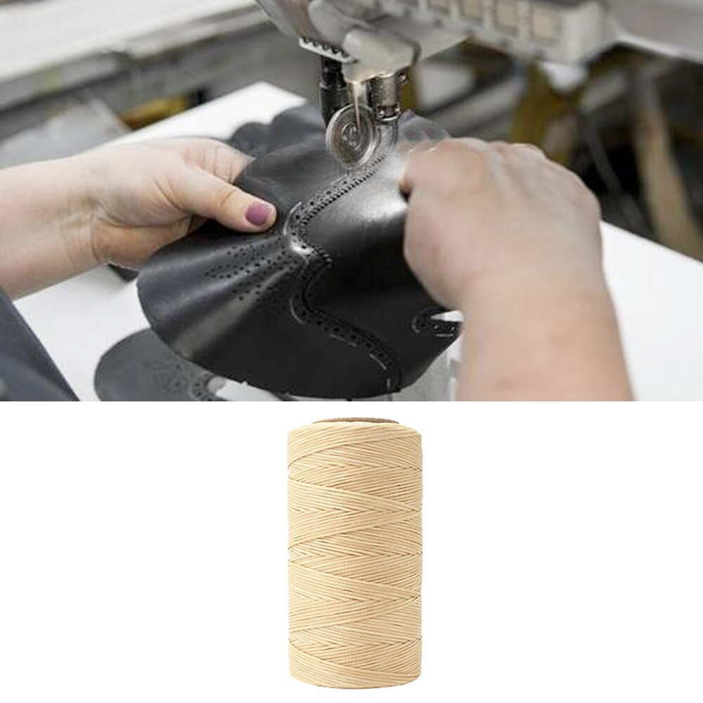 200 Meter 1.2 Mm Waxed Thread Naaien Waxed Thread Cord Lederen Caft Hand Breien String Riem Voor Diy Handcraft Tool