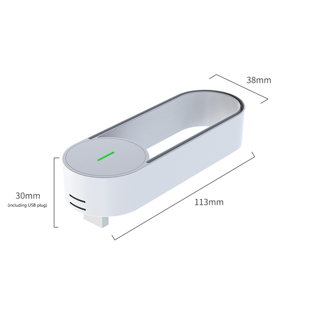 USB Rechargeable Air Ionizers Air Purifier Car Air Purifier Ionizer Remove Dust Smoke Odor for Bedroom Office Kitchen