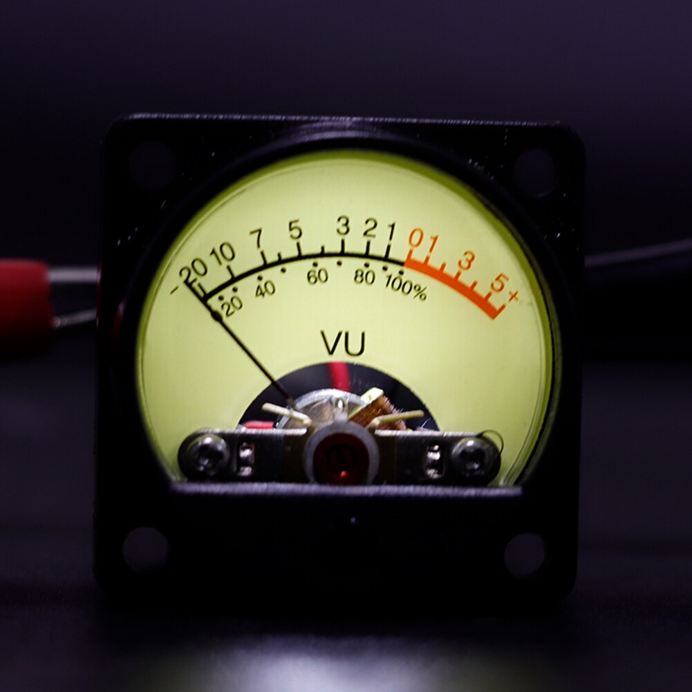 Sound VU Meter Head Power DB Meter Power Discharge Level Sound Pressure Meter Recording Audio Level Amp Meter