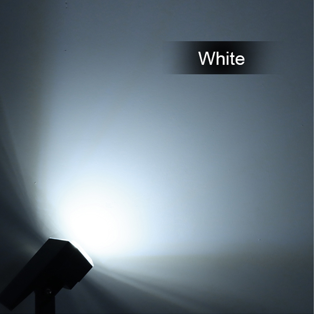 Tuinverlichting op zonne-energie, waterdichte buitenlamp op zonne-energie, terrasverlichting, tuinverlichting, gazonverlichting, landschapsverlichting, nachtverlichting, decoratie: Wit