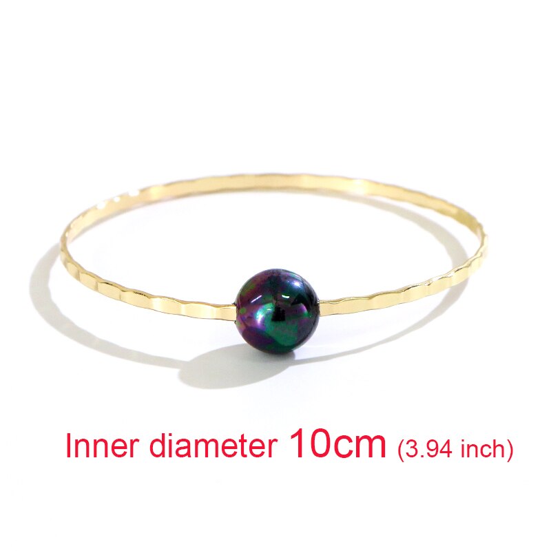 Dites bonjour 1PC polynésien hawaïen Samoa Marshall Simple perles hommes femme Bracelet Bracelet diamètre 4-10CM K6502: 10CM