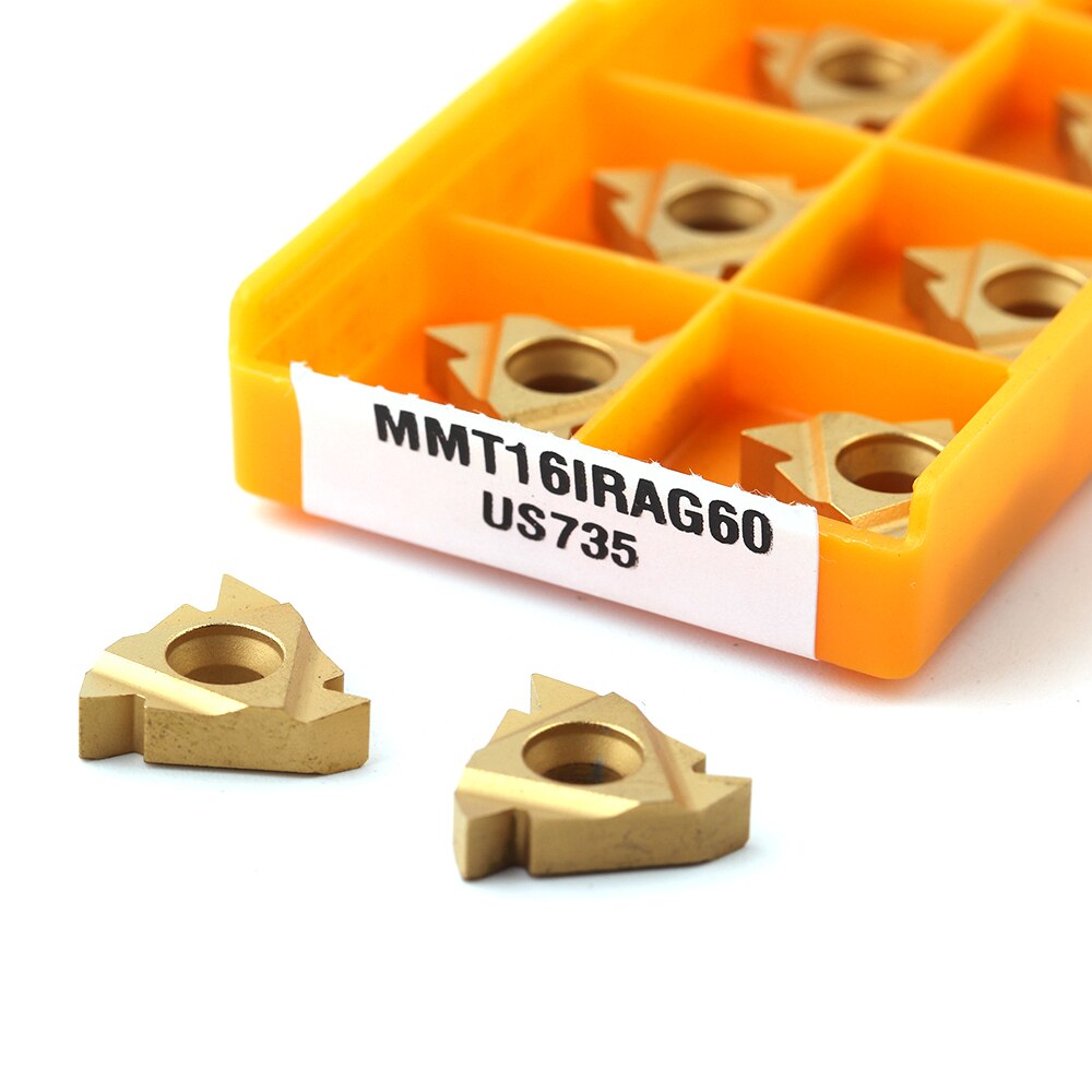 10pcs Carbide thread insert thread lathe tool turning blade turning tool