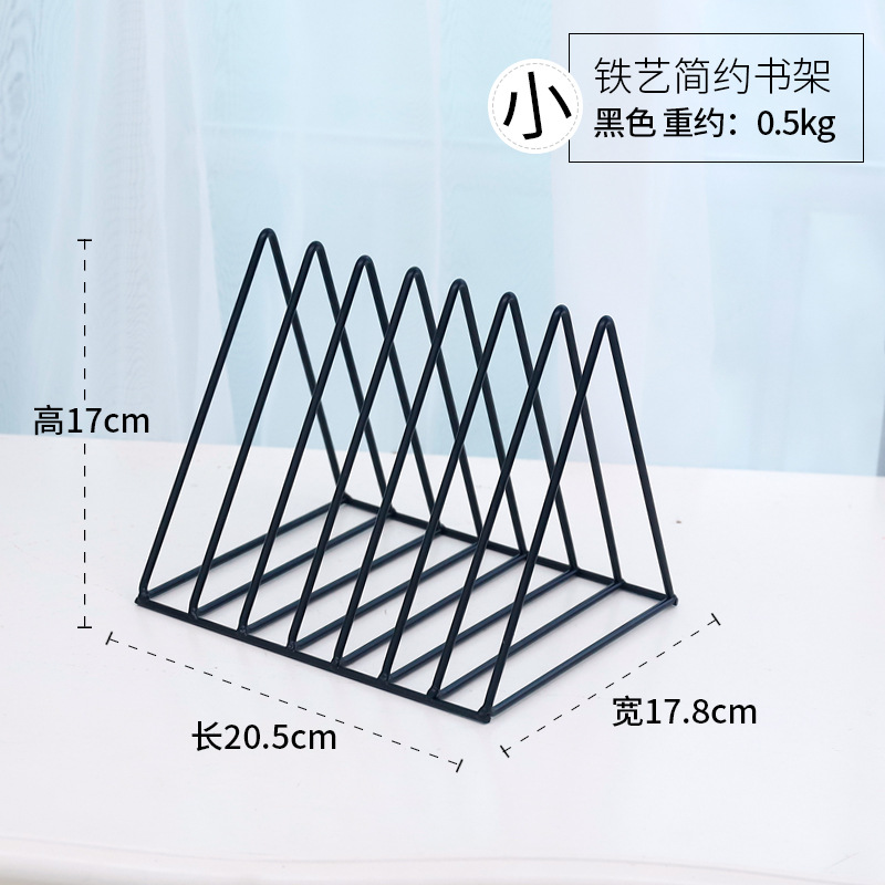 desktop metal gold bookshelf partition file finishing rack office storage cabinet